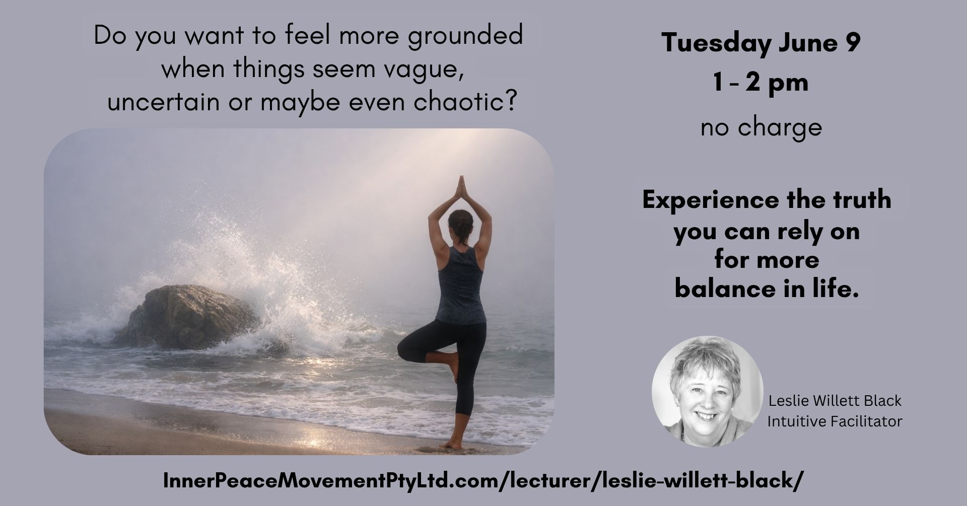 Balance - Ground Yourself - Leslie Willett Black
